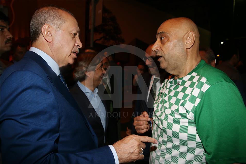 Cumhurbaşkanı Recep Tayyip Erdoğan İstanbul’da