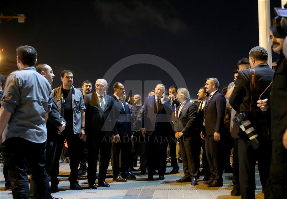 Cumhurbaşkanı Recep Tayyip Erdoğan İstanbul’da