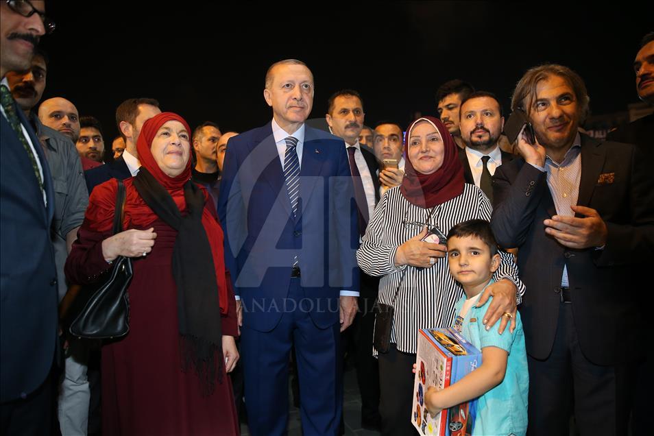 Cumhurbaşkanı Recep Tayyip Erdoğan İstanbul’da