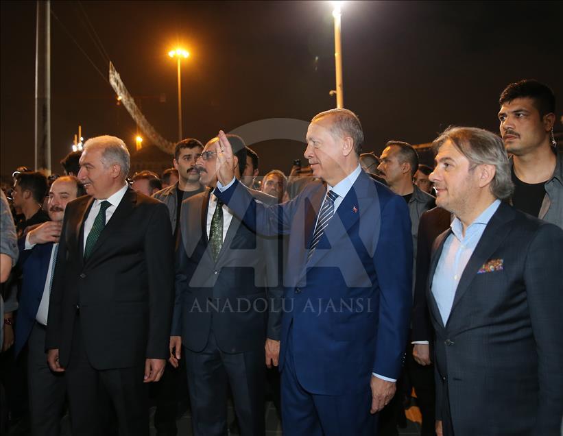 Cumhurbaşkanı Recep Tayyip Erdoğan İstanbul’da