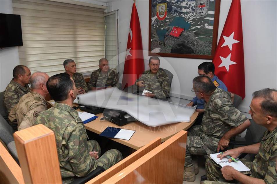 Genelkurmay Başkanı Orgeneral Hulusi Akar, Hakkari'de