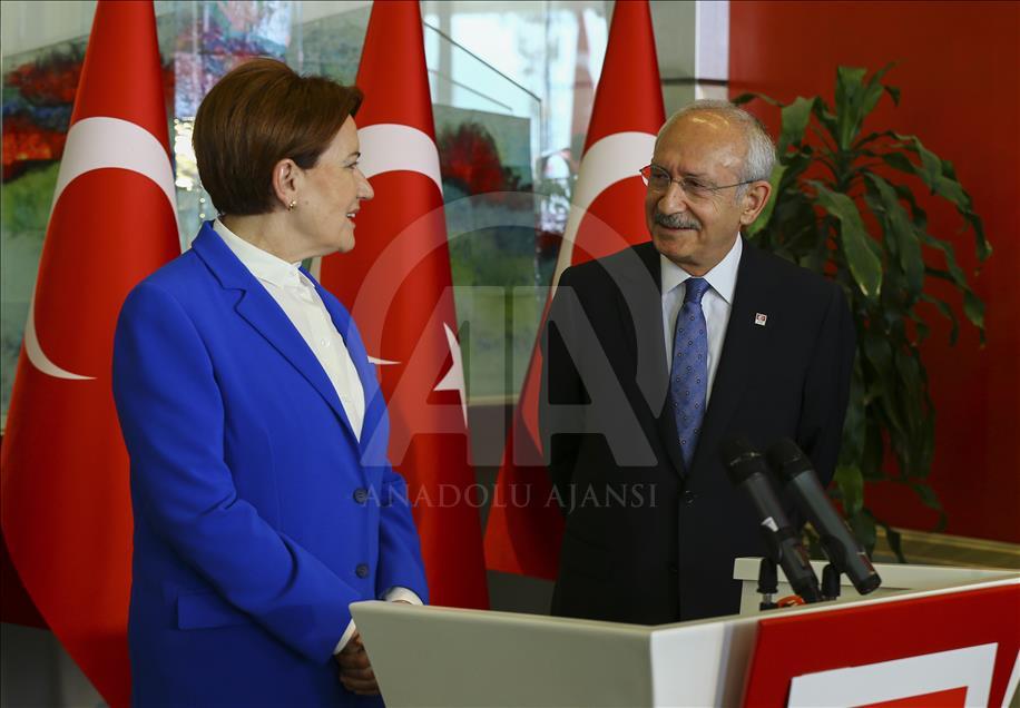 Akşener, Kılıçdaroğlu ile görüştü