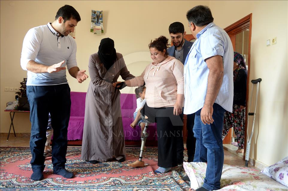 Suriyeli doktor çiftten Kilisli Zeynep'e dostluk eli