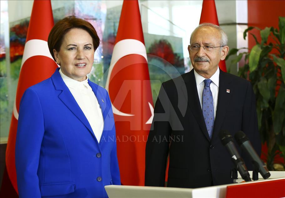 Akşener, Kılıçdaroğlu ile görüştü