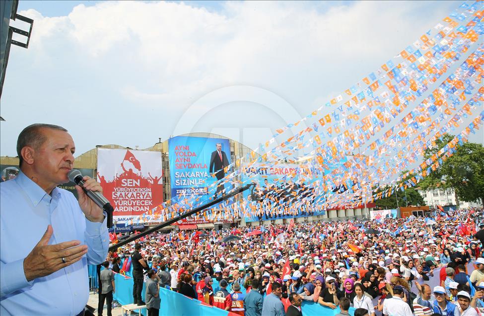 Cumhurbaşkanı Erdoğan Sakarya'da