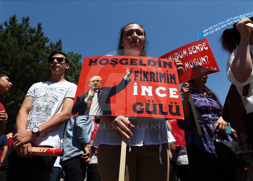 CHP'nin Cumhurbaşkanı Adayı Muharrem İnce