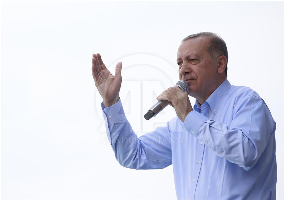Cumhurbaşkanı Erdoğan Sakarya'da