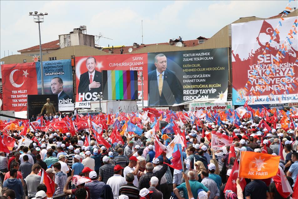 AK Parti'nin Sakarya mitingi