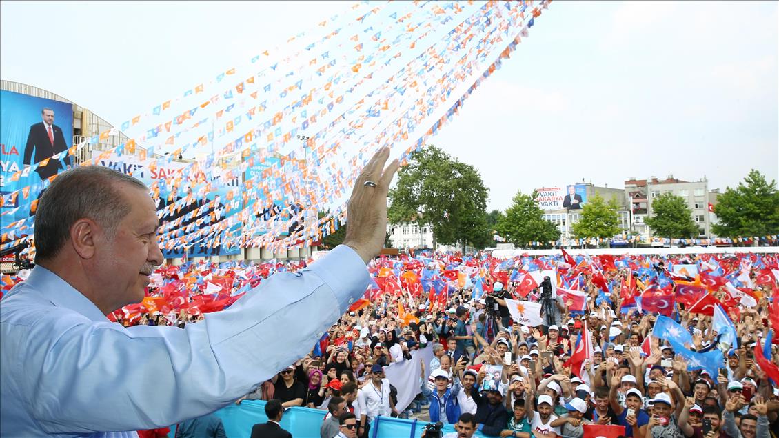 Cumhurbaşkanı Erdoğan Sakarya'da