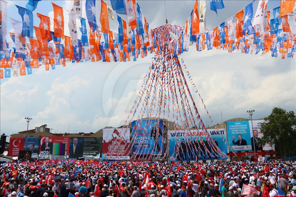AK Parti'nin Sakarya mitingi