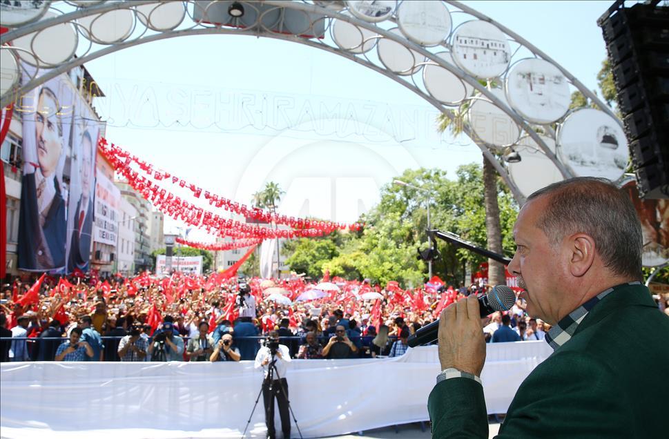 Cumhurbaşkanı ve AK Parti Genel Başkanı Erdoğan, Tarsus'ta