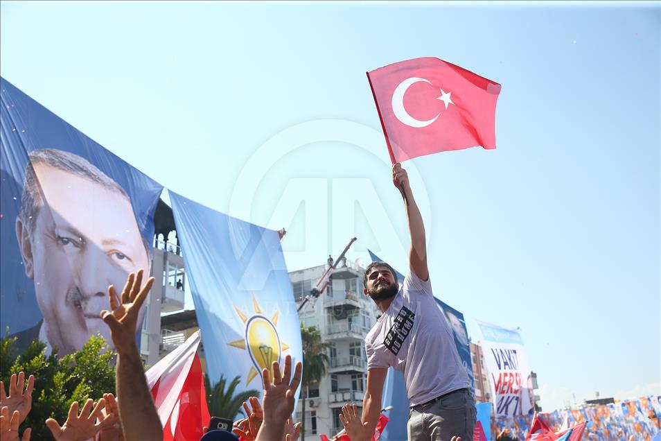AK Parti'nin Mersin mitingi