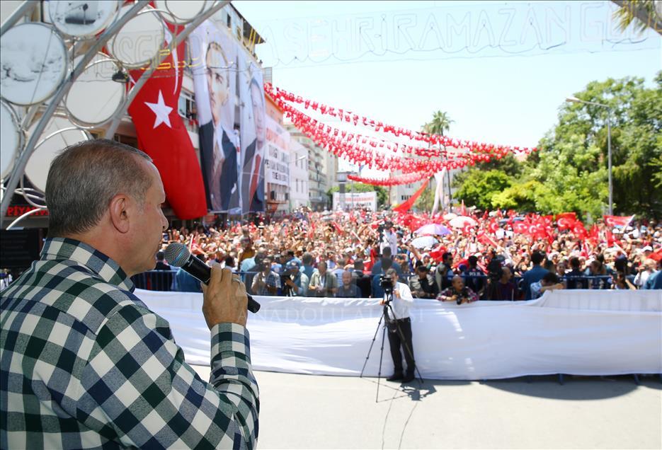 Cumhurbaşkanı ve AK Parti Genel Başkanı Erdoğan, Tarsus'ta