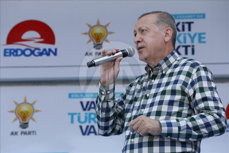 Cumhurbaşkanı Erdoğan, Mersin ve Tarsus'taki mitingde konuştu