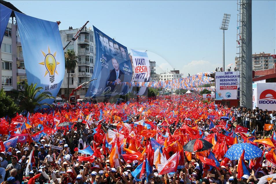 Cumhurbaşkanı Erdoğan, Mersin ve Tarsus'taki mitingde konuştu