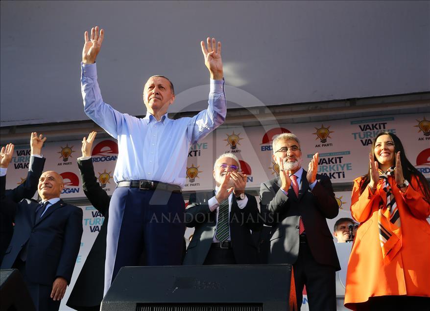 AK Parti'nin Kayseri mitingi