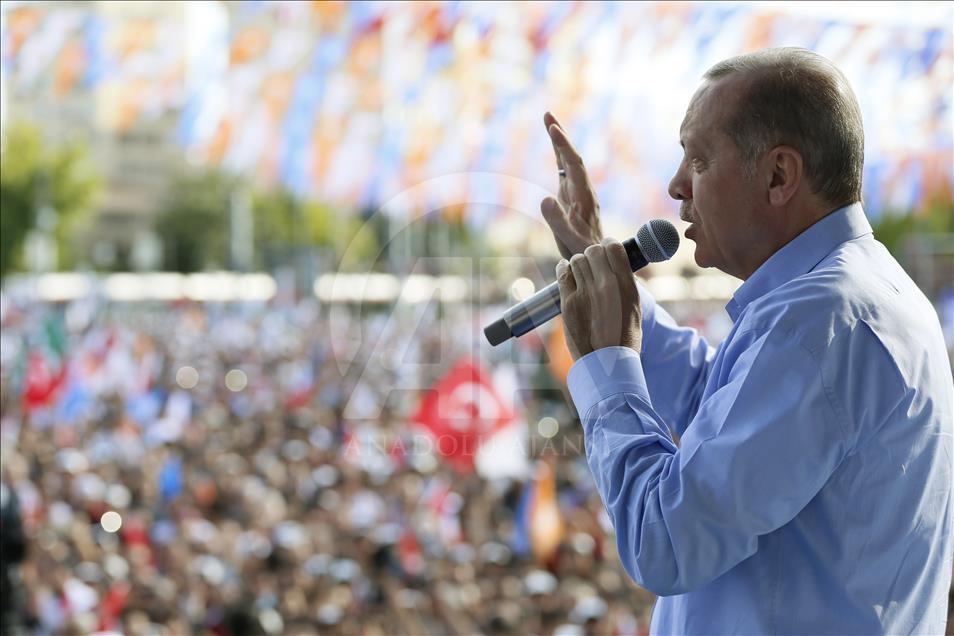 AK Parti'nin Kayseri mitingi