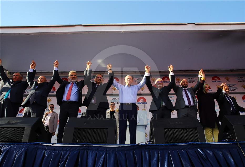 AK Parti'nin Kayseri mitingi