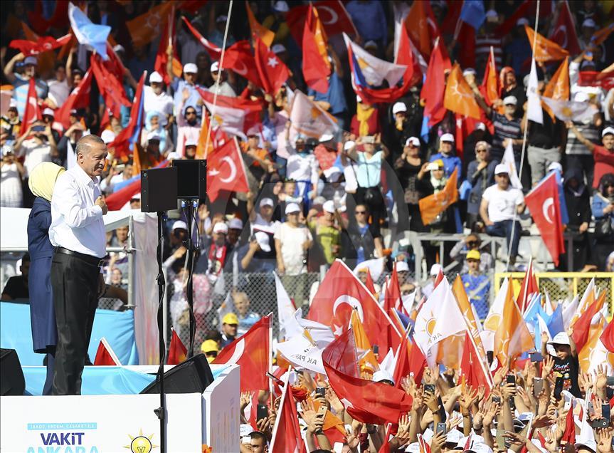 AK Parti'nin Ankara mitingi