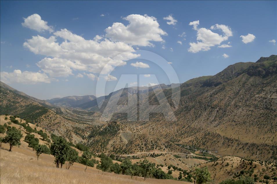 آناتولی کوه‌‌‌ قندیل در شمال عراق را به تصویر کشید
