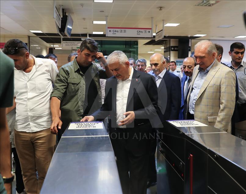 Başbakan Yıldırım'dan İstanbullulara pazar sürprizi