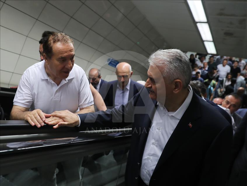 Başbakan Yıldırım'dan İstanbullulara pazar sürprizi