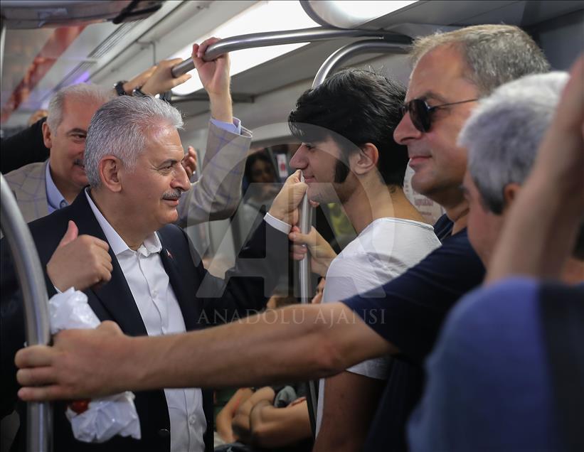 Başbakan Yıldırım'dan İstanbullulara pazar sürprizi