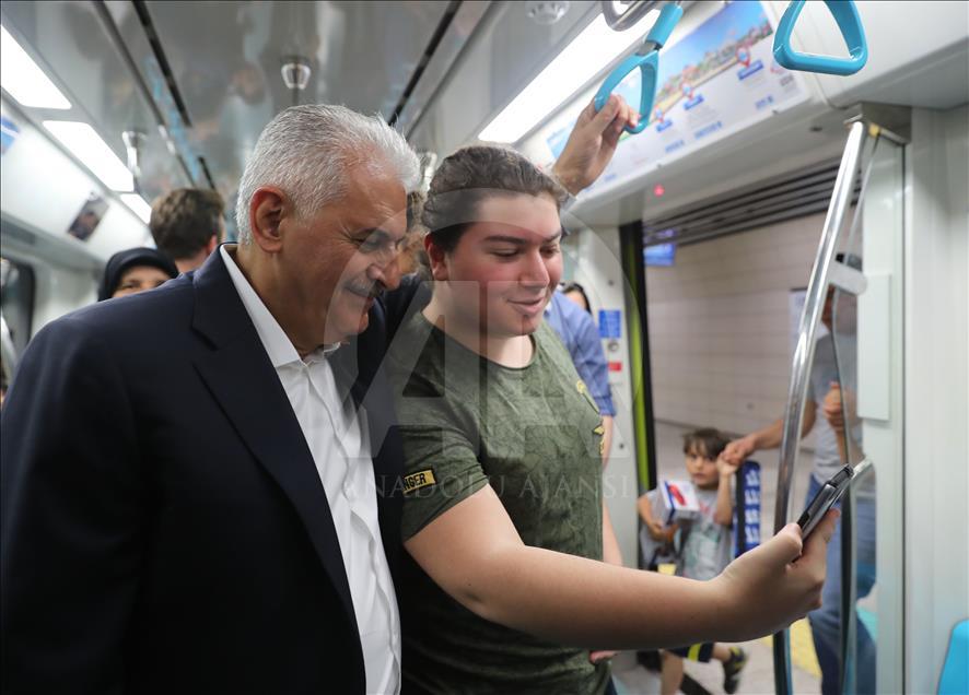 Başbakan Yıldırım'dan İstanbullulara pazar sürprizi