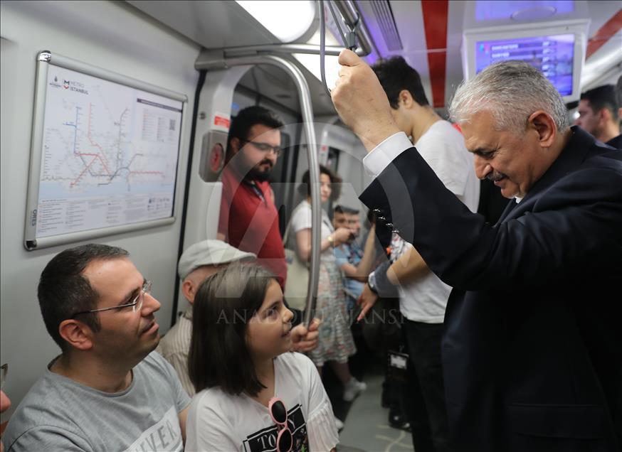 Başbakan Yıldırım'dan İstanbullulara pazar sürprizi