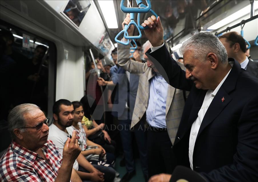 Başbakan Yıldırım'dan İstanbullulara pazar sürprizi