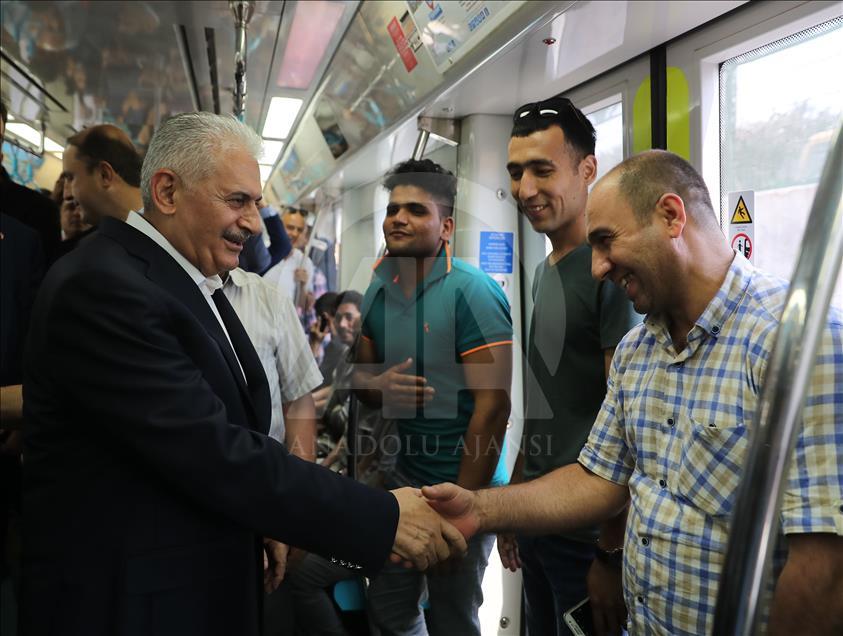 Başbakan Yıldırım'dan İstanbullulara pazar sürprizi