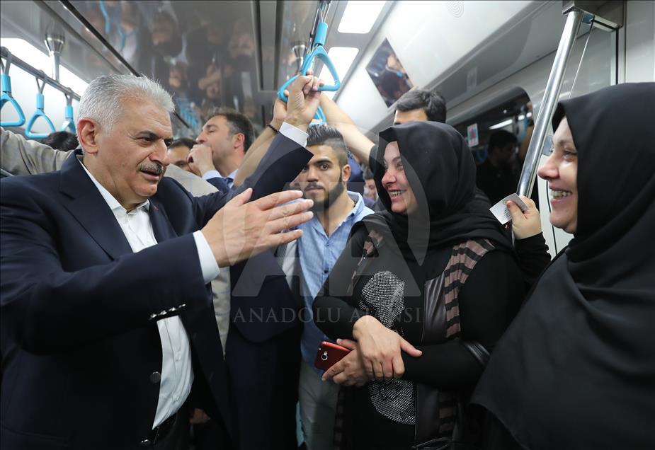 Başbakan Yıldırım'dan İstanbullulara pazar sürprizi