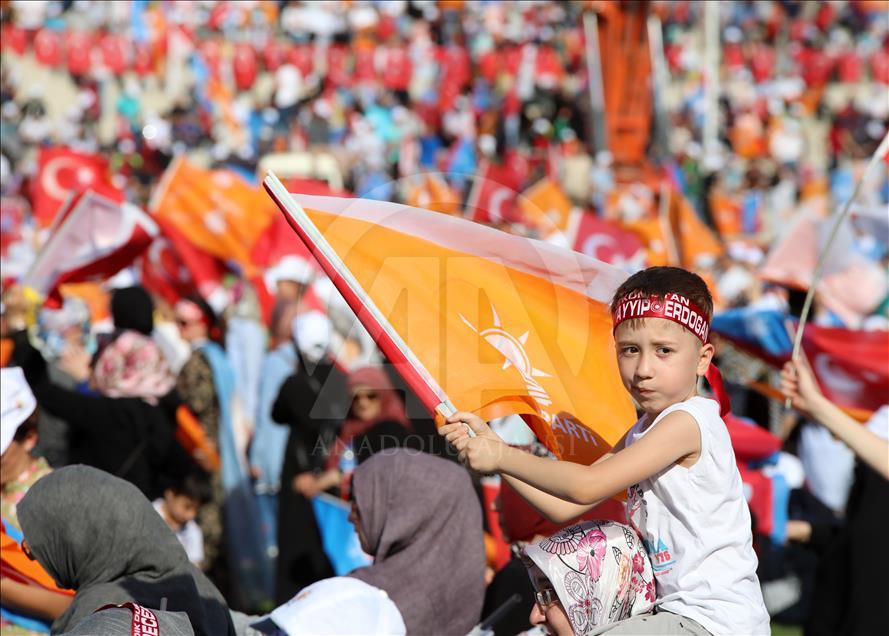 AK Parti'nin Bursa mitingi