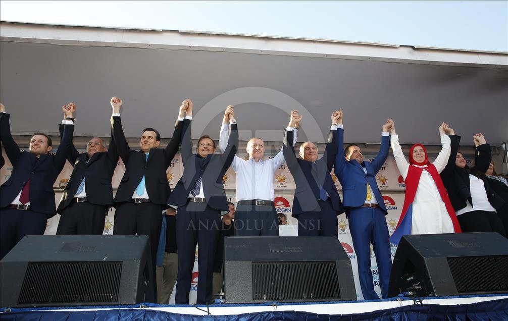 AK Parti'nin Bursa mitingi