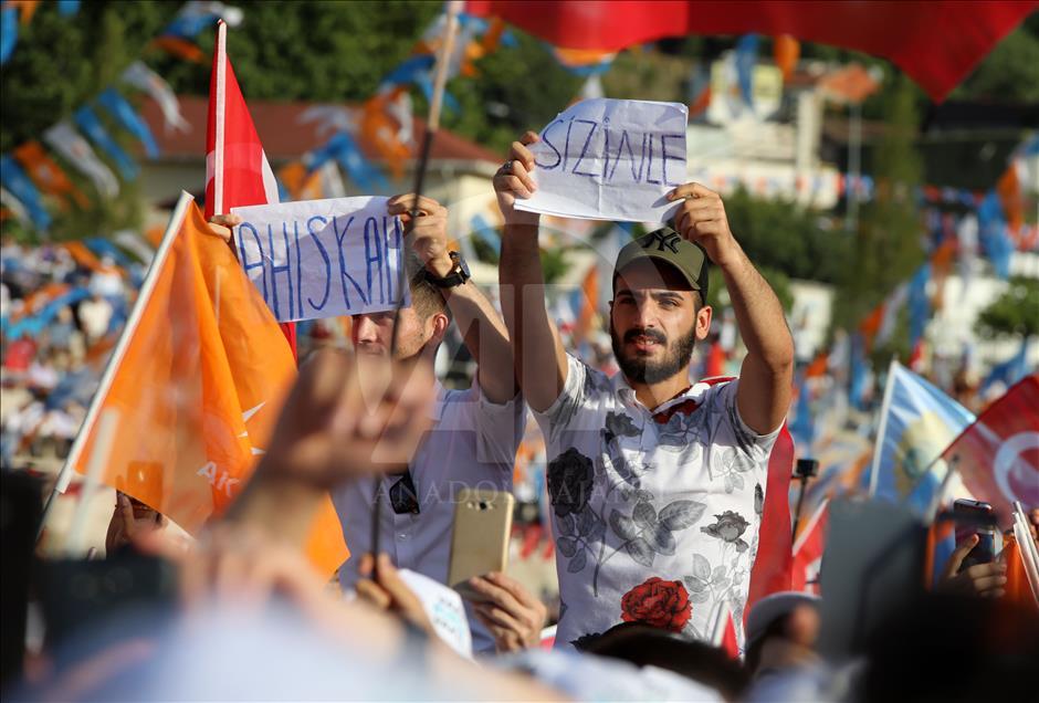 AK Parti'nin Bursa mitingi