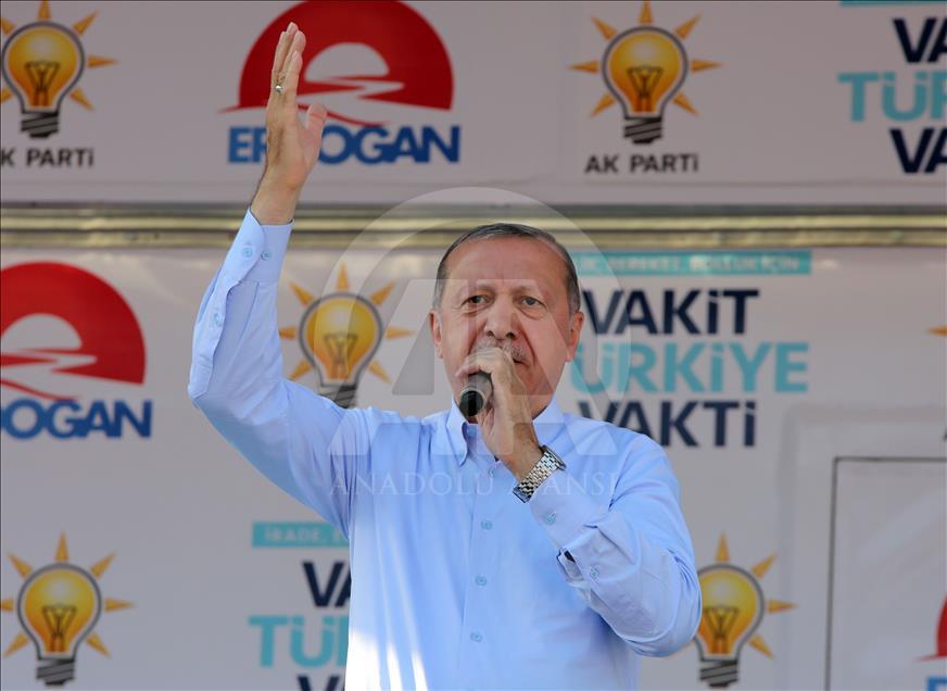 AK Parti'nin Bursa mitingi