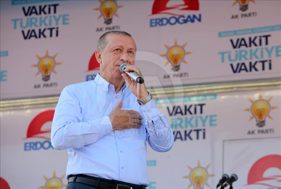 AK Parti'nin Bursa mitingi