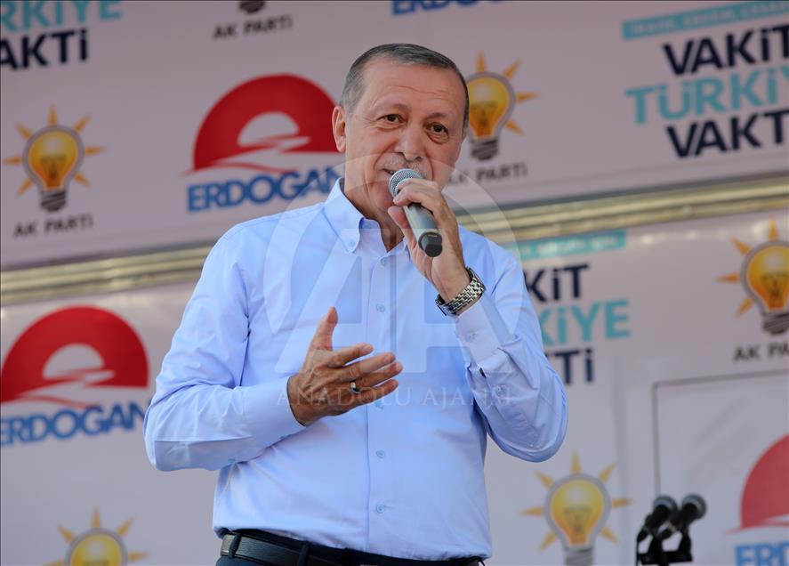 AK Parti'nin Bursa mitingi