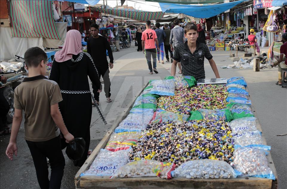 Musul'da bayram hazırlığı başladı