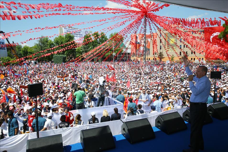 AK Parti'nin Eskişehir mitingi