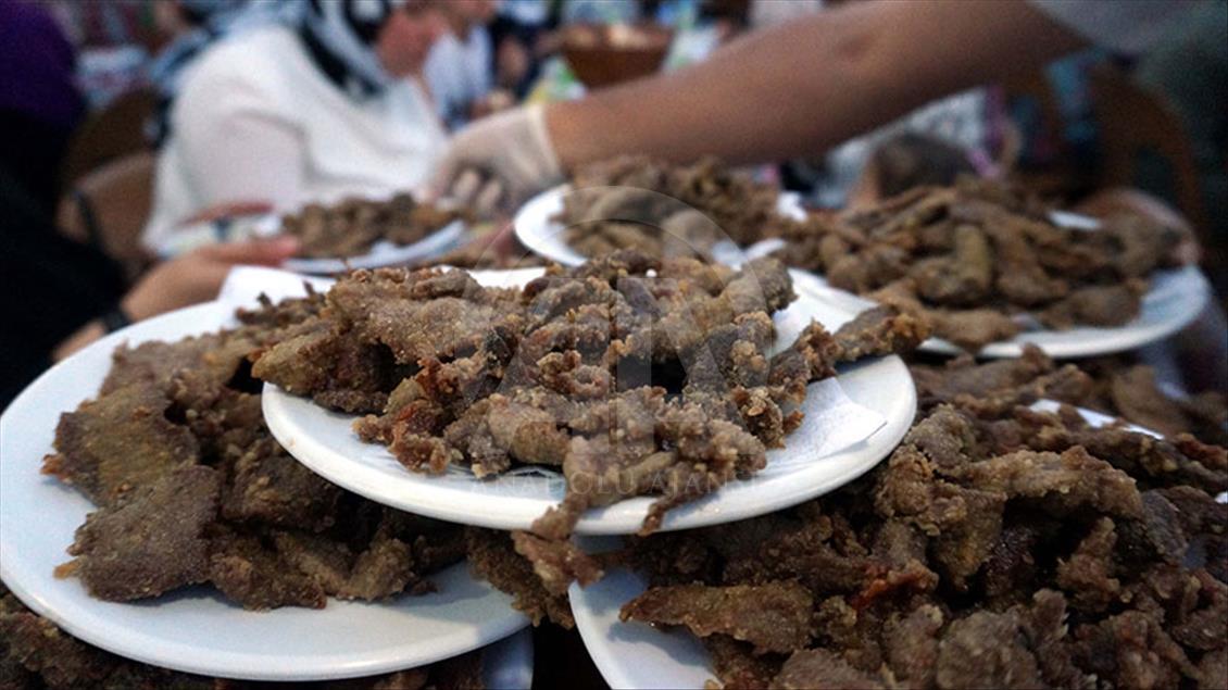 Ciğer, Edirne'de ramazanda da vazgeçilmez lezzet oldu