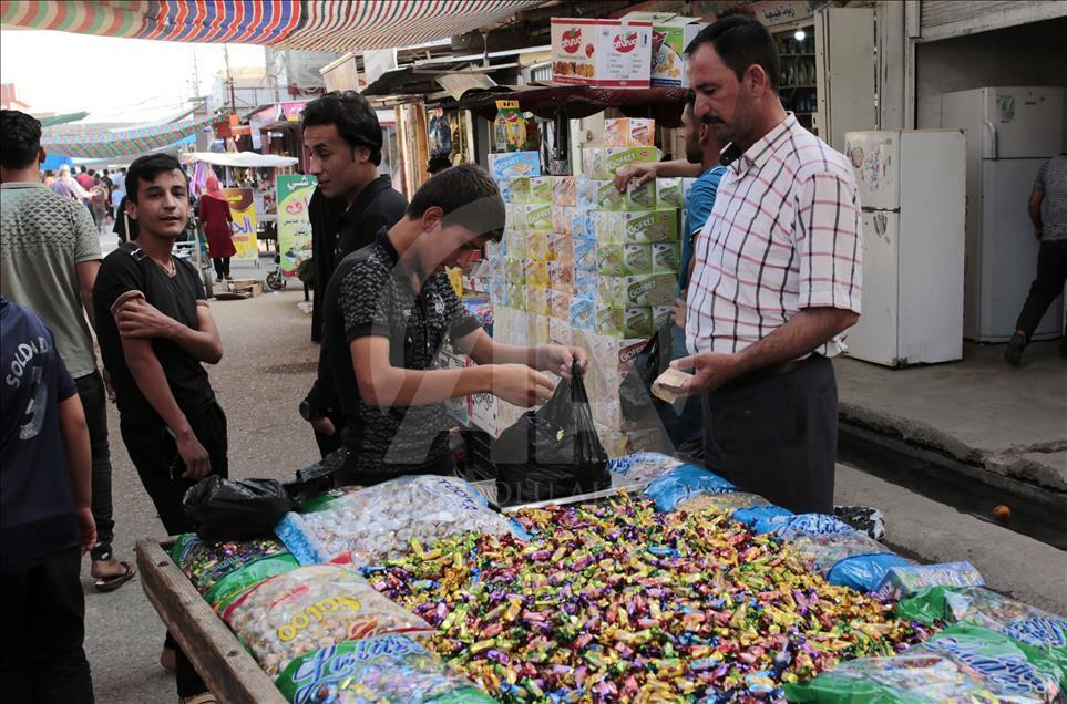 Musul'da bayram hazırlığı başladı