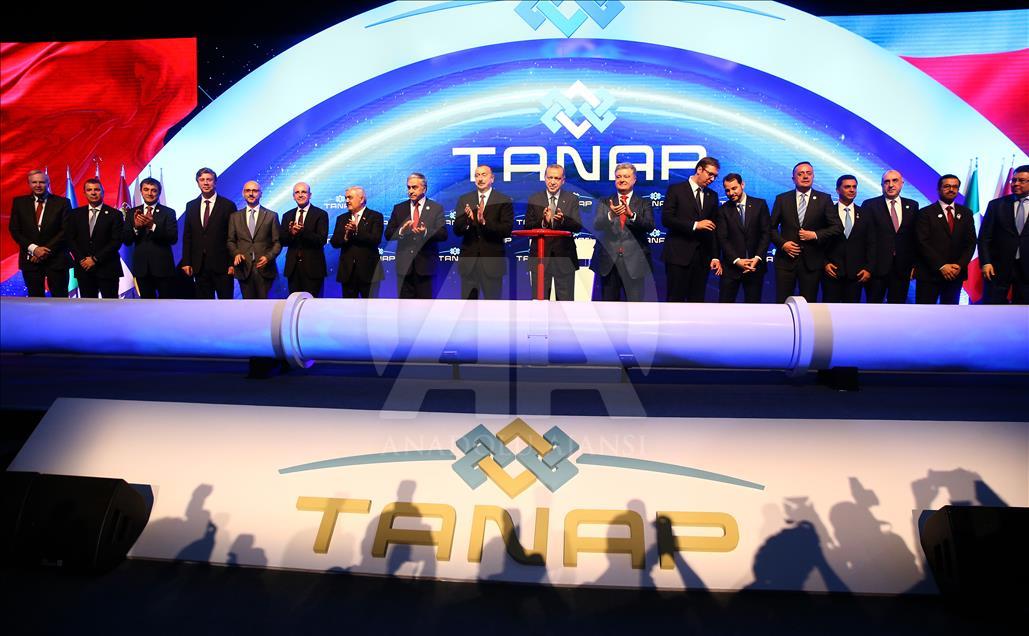 Trans Anadolu Doğalgaz Boru Hattı'nın açılışı