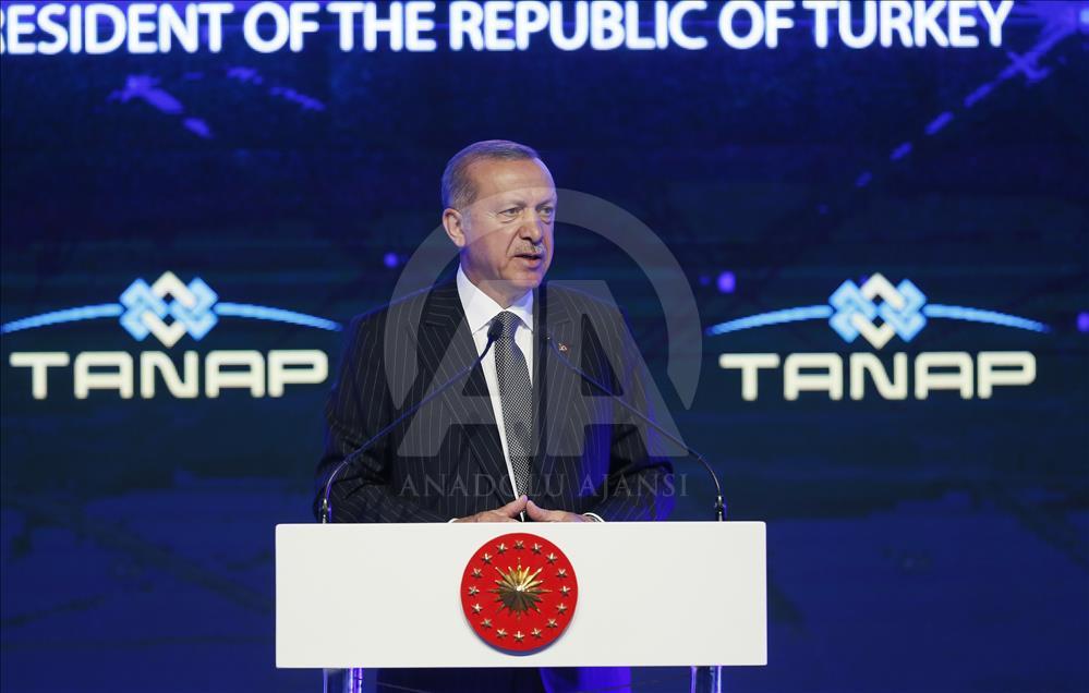 Trans Anadolu Doğalgaz Boru Hattı'nın açılışı