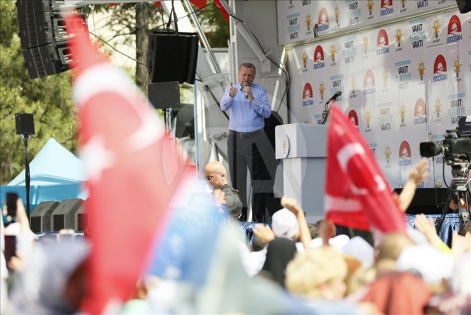 AK Parti'nin Eskişehir mitingi