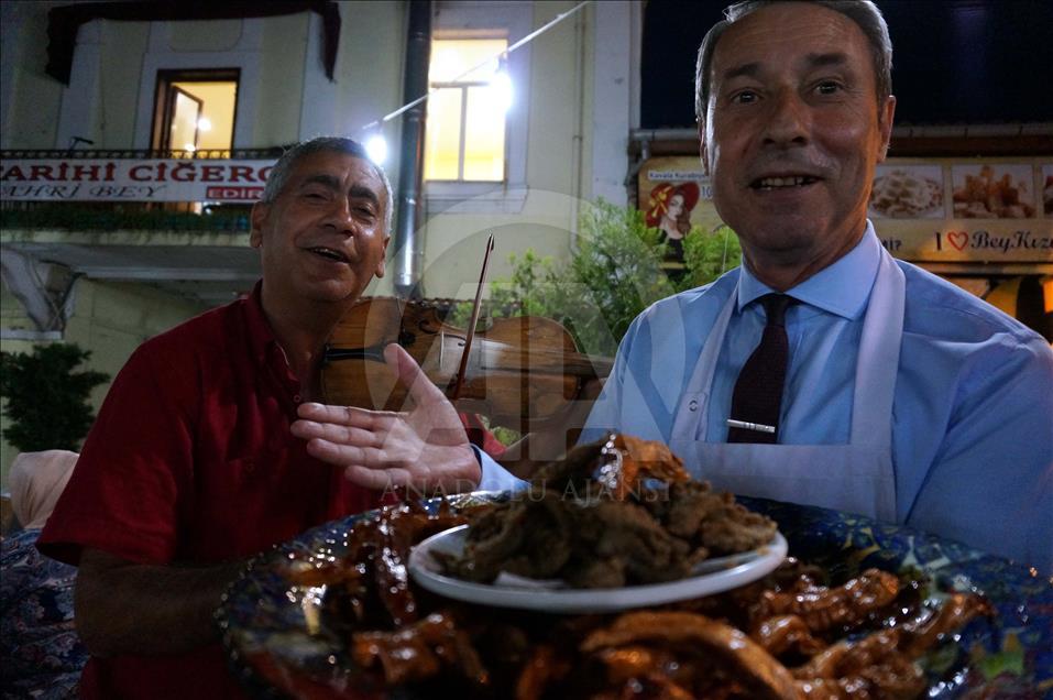 Ciğer, Edirne'de ramazanda da vazgeçilmez lezzet oldu