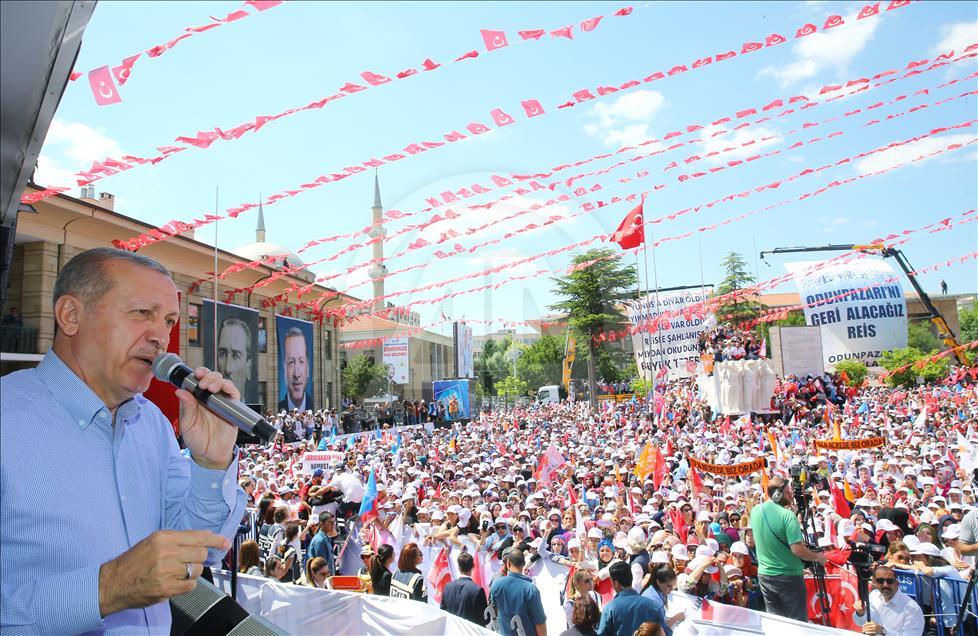 AK Parti'nin Eskişehir mitingi