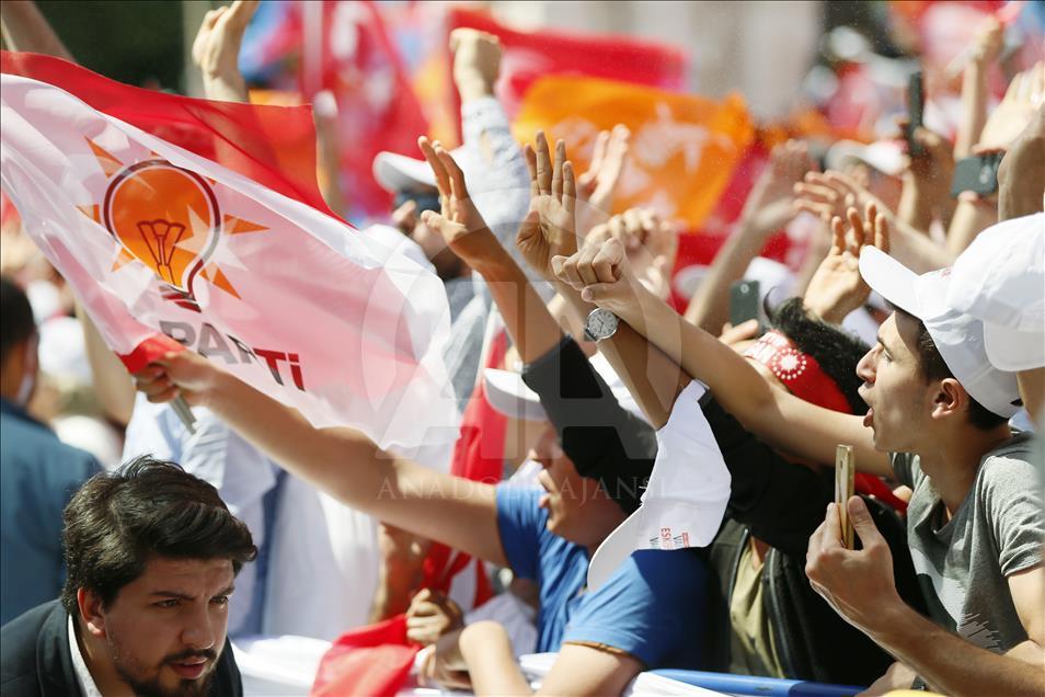 AK Parti'nin Eskişehir mitingi