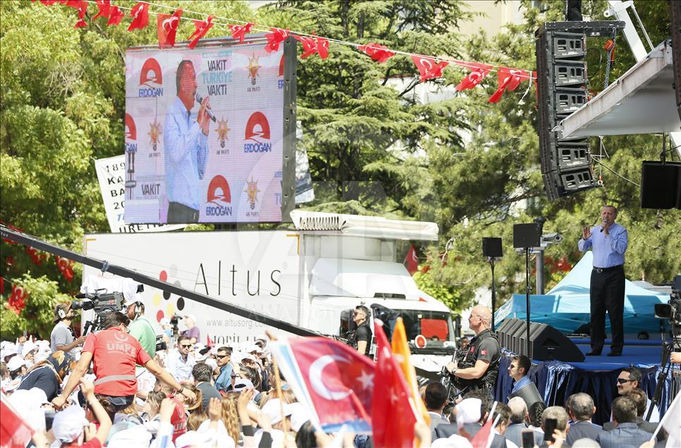 AK Parti'nin Eskişehir mitingi