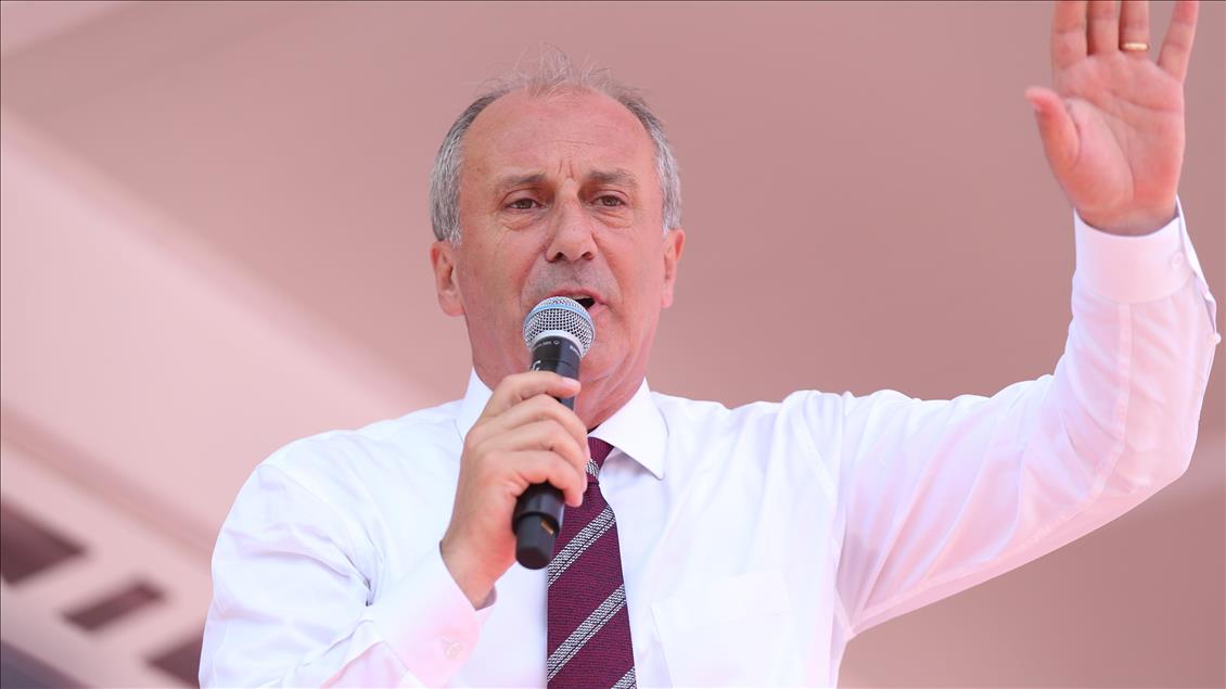 CHP'nin Cumhurbaşkanı adayı Muharrem İnce, Kayseri'de